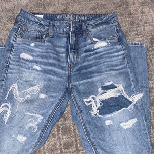 ripped A&E mom jean